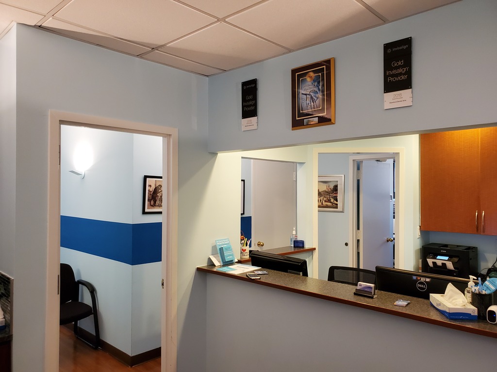 Stamford Dental Arts Reception Room